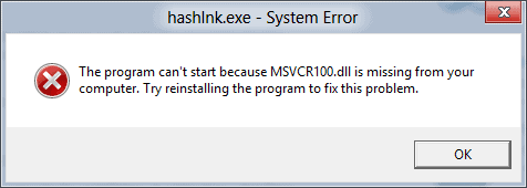 system dll error
