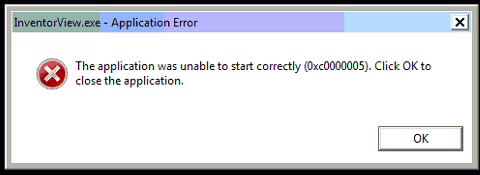 application dll error
