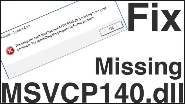msvcp140dll missing error