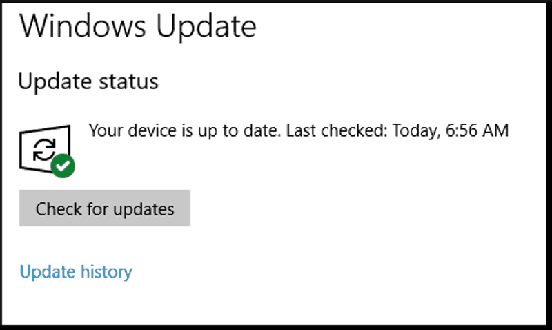 windows update to resolve msvcp140dll missing error