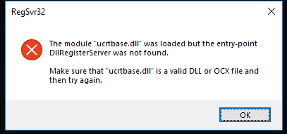 ucrtbase.dll file error fix