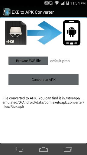 how to convert an apk file